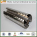 8K polished stainless steel elliptical single slot tube for glass handrail