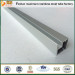 ASTM A554 stainless steel single slotted glazing rail tubing