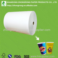 Pe coated raw materials for paper cups