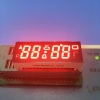 Super red 4 digit 0.38&quot; common anode 7 segment led digital oven timer display with operating temperature +120C