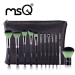 MSQ 12pcs cosmetics tool private label top quality makeup brushes