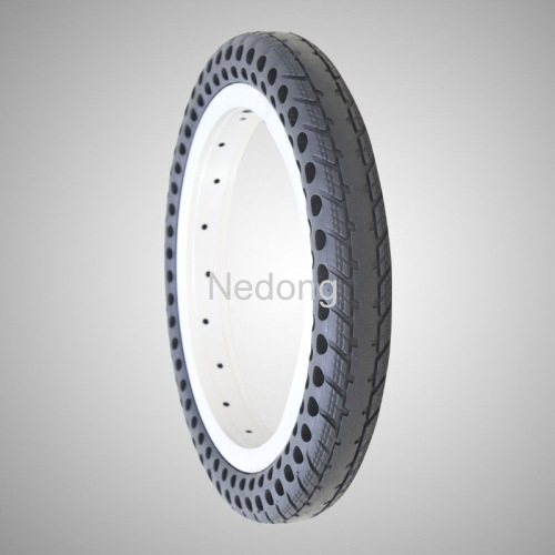 12x1.5 Inch Airless Tire in Bike Bicycle Tyre