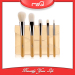MSQ 5pcs Makeup Brushes Set Synthetic Hair Wood Handle with Unique Design Envelope Style Cosmetic Case