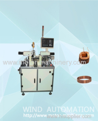 Self bonded wire winding machine for slotless motor coil making coil winding machine