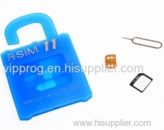 R-SIM 11 RSIM 11 unlocking SIM Card for IOS 10 iphone 7 6 5 unlocking card