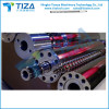 Single twin screws barrel for IMM Extrusion Machine