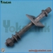 Long shank Line post stud for wood crossarm