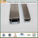 high precision sus316 stainless steel square slotted tubing in glass rail