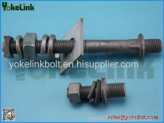 Short shank Line post insulator for steel crossarm