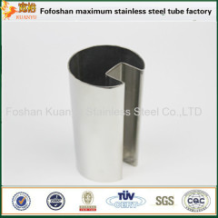 STS316 double slot rnd tube 50.8 diam stainless steel tubing