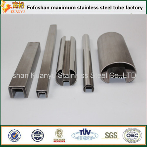AISI316 slot tube stainless steel welded slotted pipes