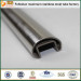 Grade 304 316 stainless steel decorative square slot pipe for handrailing