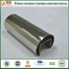 square stainless steel slotted tube 48.3mm handrail pipe for stair rail