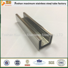 ASTM A554 grooved tubing 316 stainless steel pipe square slot pipe