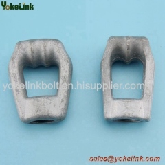 Hot sell Forged Steel 6560 Twin Eye Nut For power line hardware