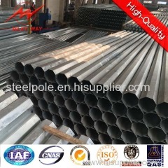 galvanized steel electric power pole for transmission line