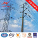 11m galvanized steel electric power pole for transmission line