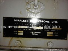 USED DIESEL MARINE ENGINE-MIRRLESS