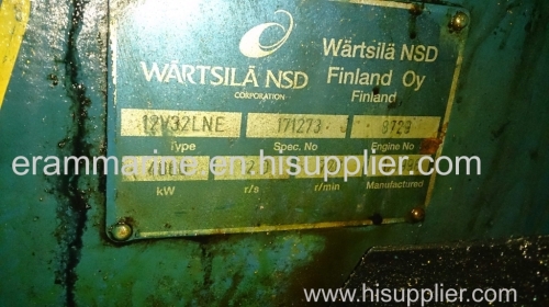 USED WARTSILA DIESEL ENGINE