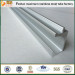 AISI 316 1.5mm wall stainless steel slotted tubing 320grit surface