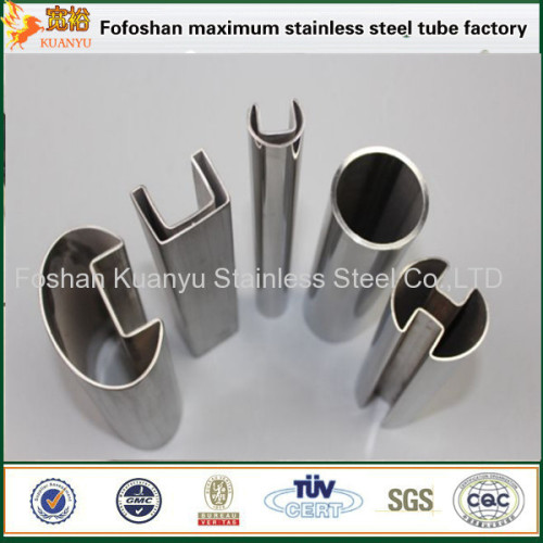 Slotted tube stainless steel pricing 316 balcony railing pipe