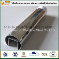 316 stainless steel slot oval pipe for decoration