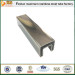 SUS316 double slot stainless steel handrail pipes 240 polished