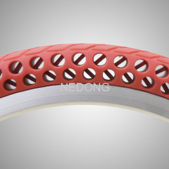 24x1-3/8 Inch Red Airless Tire in Bicycle Nedong Tire