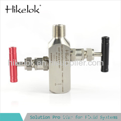High quality competitive price instrument manifolds stainless steel 2 way valve manifold