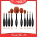 MSQ New Arrival Tooth Brush Shape Oval Makeup Brush Set MULTIPURPOSE Professional Foundation Powder Brush Kits