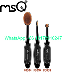 MSQ New Arrival Tooth Brush Shape Oval Makeup Brush Set MULTIPURPOSE Professional Foundation Powder Brush Kits