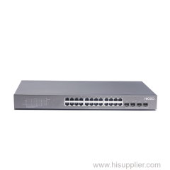 Gigabit 24 ports PoE Switch 24POE + 4SFP uplnk PoE Switch