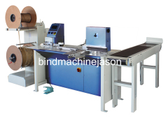 Double wire close machine for notebook wire bind used by print factory