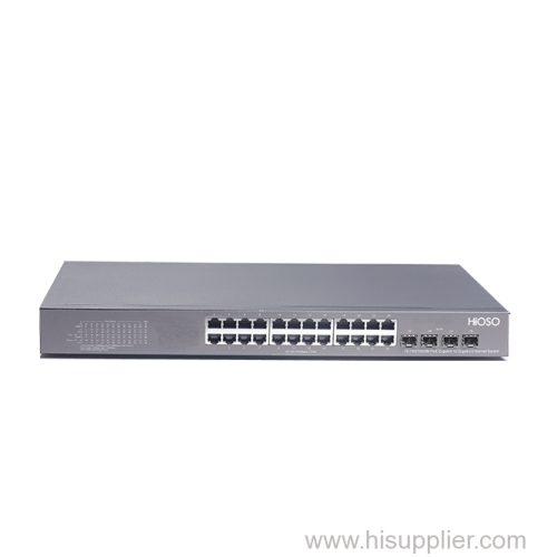 10G SFP uplink PoE Switch 24POE + 10G SFP PoE Switch