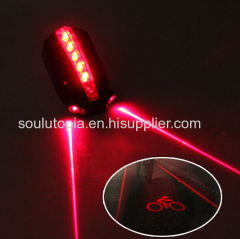 Projection Logo Bicycle Charging Laser Tail Light / Bicycle Light / Mountain Bike Riding Equipment