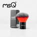 MSQ New Arrival Single Kabuki Makeup Brush Kit Double-Color Soft Synthetic Hair Powder Make Up Brush Black Aluminium Han
