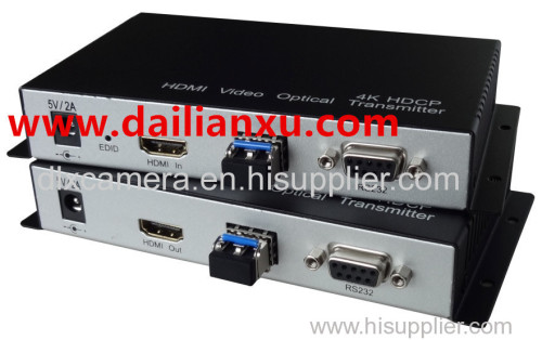 4K HDMI UHD 3D video Fiber Optic Transmitter and Receiver