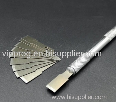 Mobile phone LCD Screen Repair Rubber Shovel UV Glue Knife with different Blades