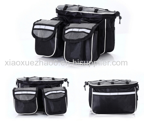 Bicycle riding equipment / four in one multifunctional bicycle front bag / package tube