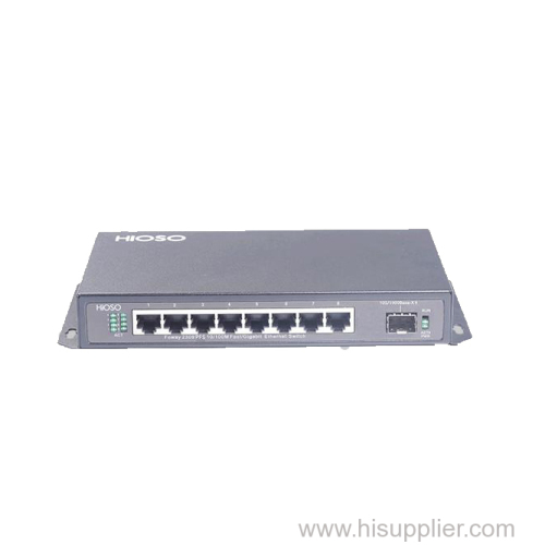 8 ports PoE Switch 8POE and one SFP uplink Industrial PoE Switch