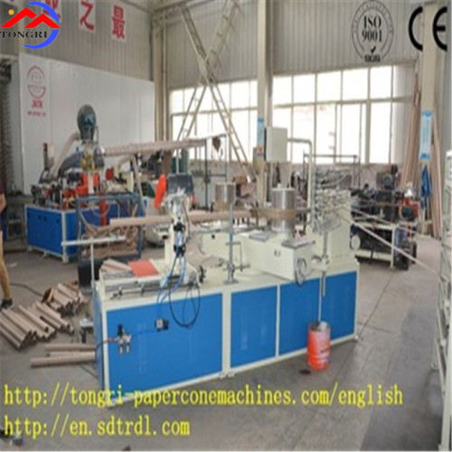 Semi-automatic spiral paper tube production line