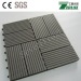 Easy-clean and low price wpc diy flooring/outdoor decking tiles