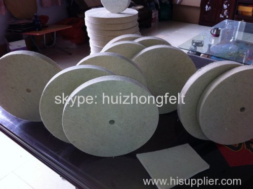 100% Wool Felt Wheels/ Polishing Felt Wheels for Polishing Glass/ Marble (daisy AT hbhzfelt com