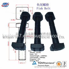 fish bolt; fish plate bolt; fishplate bolt; rail fish bolt; fishing set; splice bolt; railway fish plate bolt; bolt;nut;