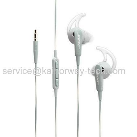 Wholesale Bose SoundSport In-Ear Earphone Headphones For Apple Devices With Mic Frost White