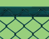 PVC coated chain link fence /