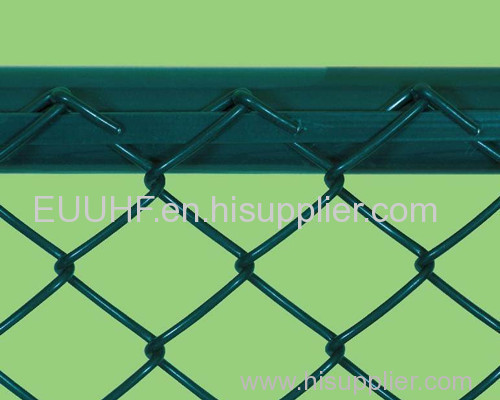 PVC coated chain link fence /