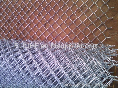 Galvanized 50X50mm 100X100mm Chain Link Fence