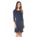 Maternity Nursing Dress Women's Autumn&Spring Long Solid Breastfeeding Nursing Dress