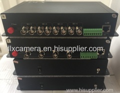 4channels HD-SDI camera video Fiber Optic Transmitter and Receiver